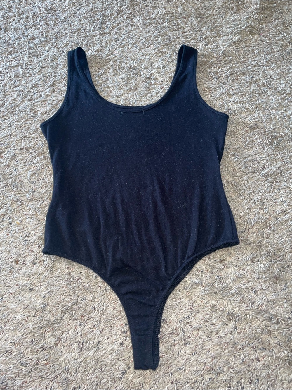 Active Basic Black Bodysuit - Picture 3 of 4
